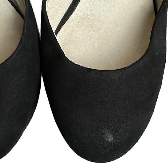 Michael Michael Kors Black Suede Platform Mary Jane Chunky Heels - Picture 9 of 9